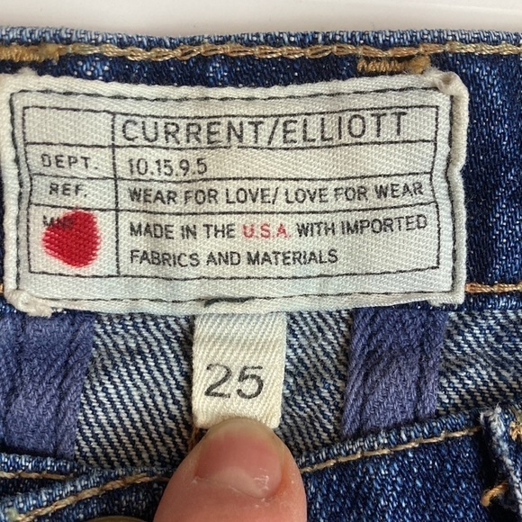 CURRENT Elliott the fling high waist crop jeans - Picture 2 of 8